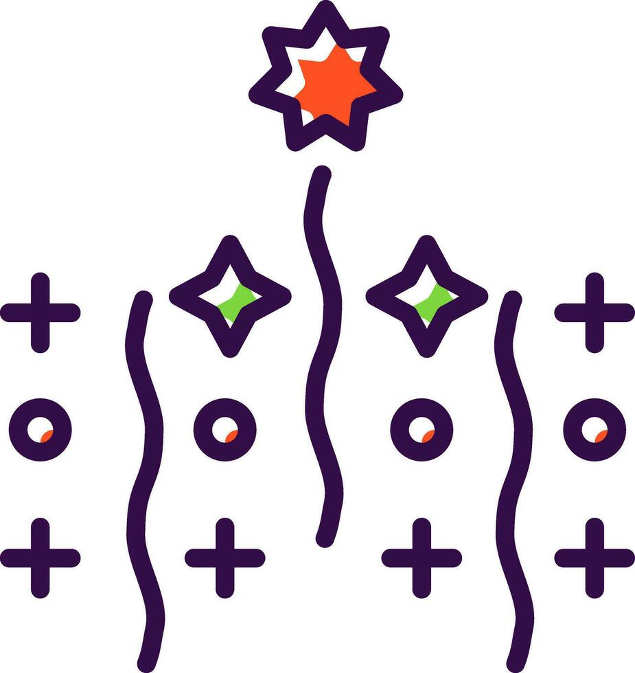 Confetti  Vector Icon Design