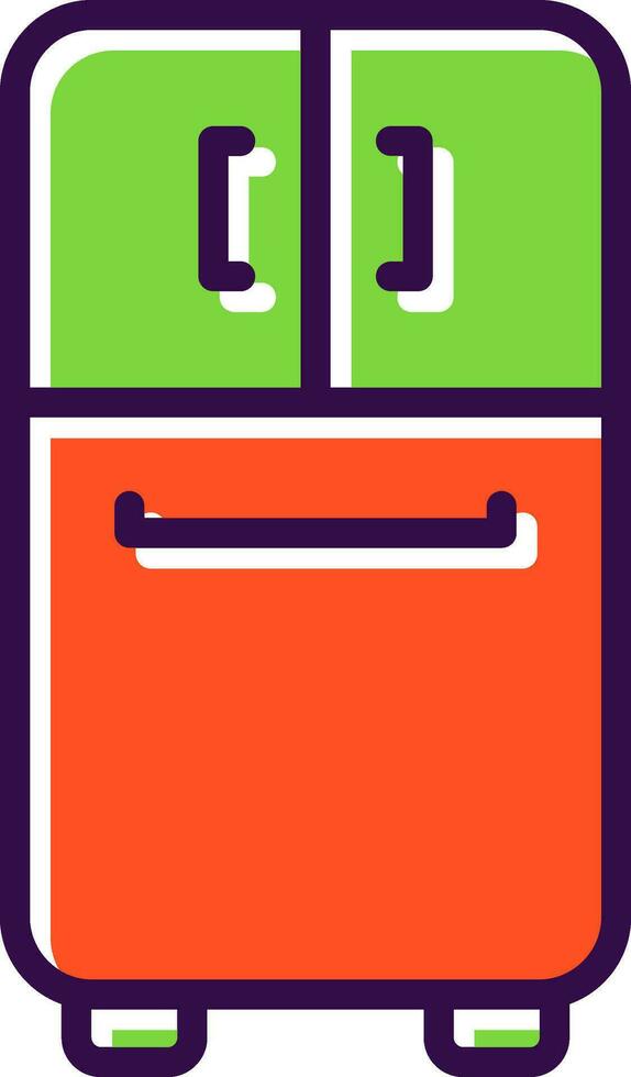 Fridge  Vector Icon Design