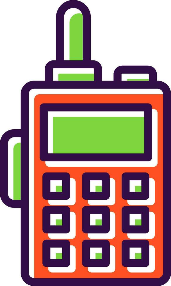 Walkie Talkie  Vector Icon Design