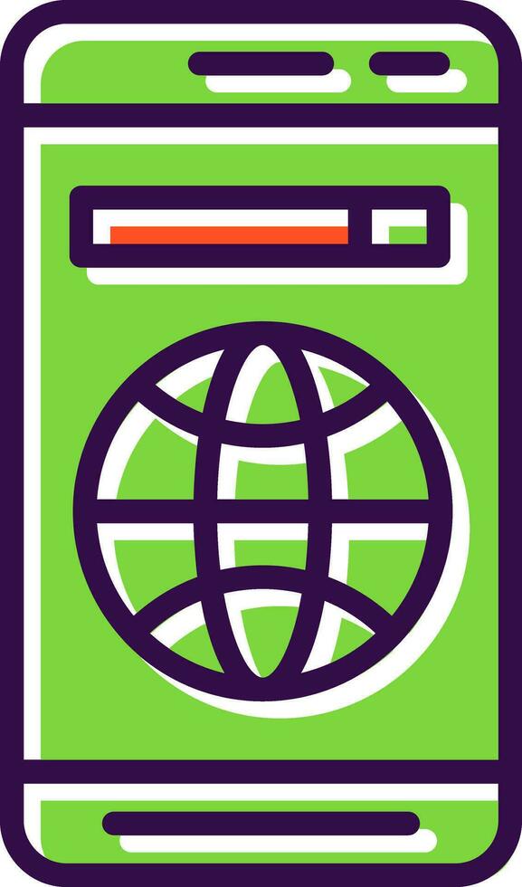 Mobile Web  Vector Icon Design