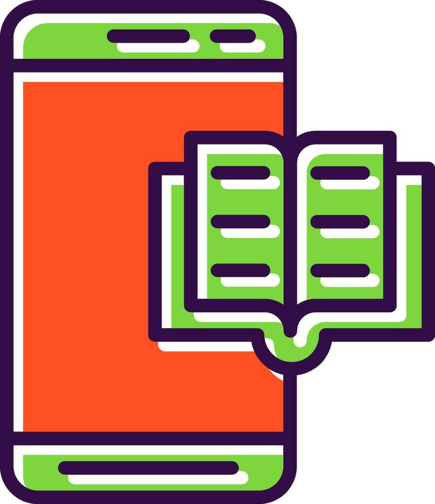 Reading Book  Vector Icon Design