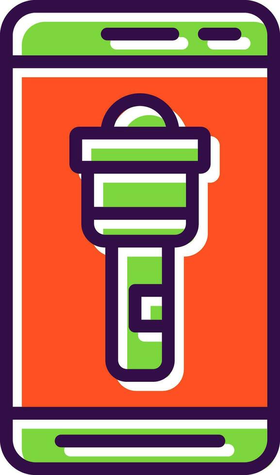 Flashlight  Vector Icon Design