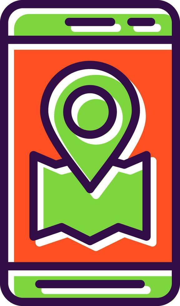 Location App  Vector Icon Design