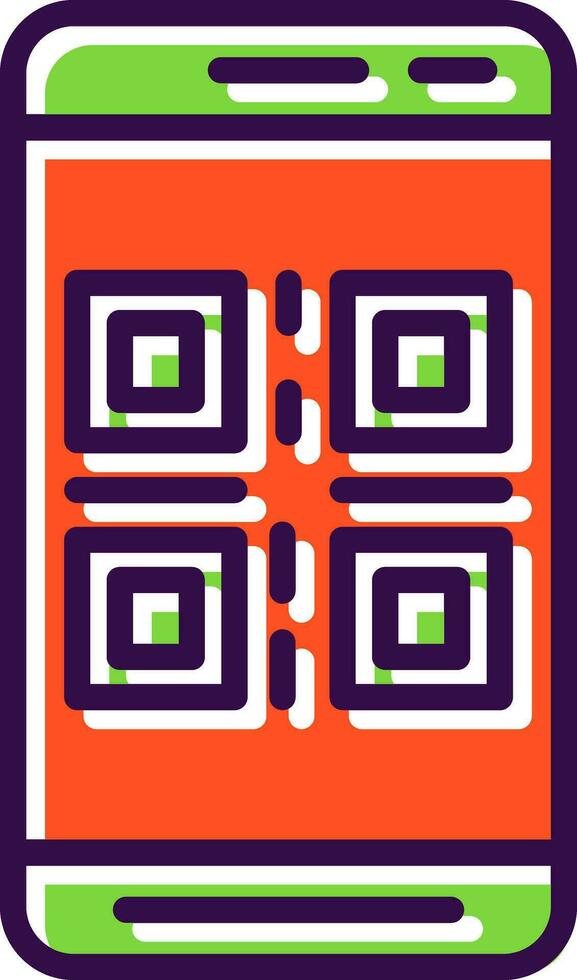 Qr Code  Vector Icon Design