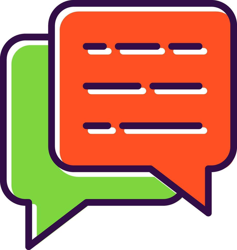 Chat Box  Vector Icon Design