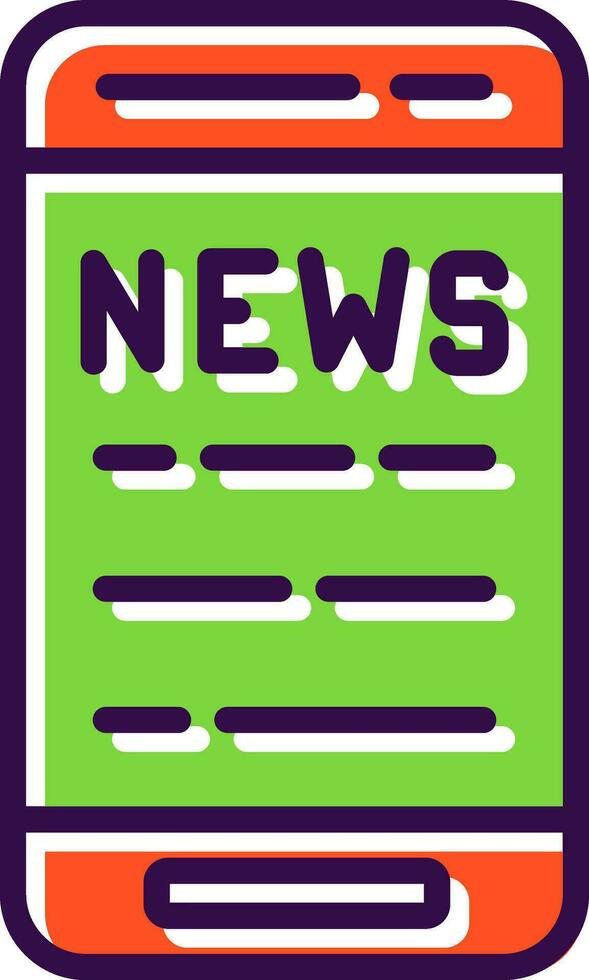 News  Vector Icon Design