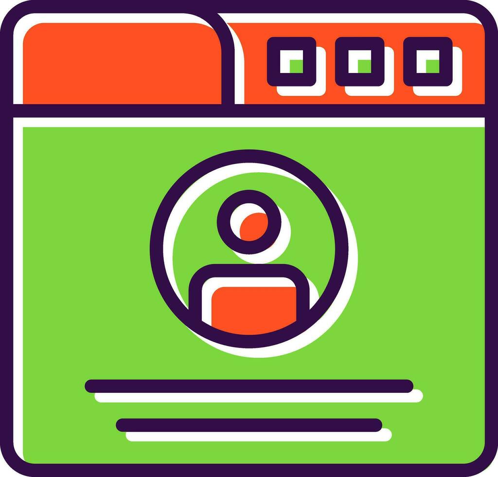 Profile  Vector Icon Design