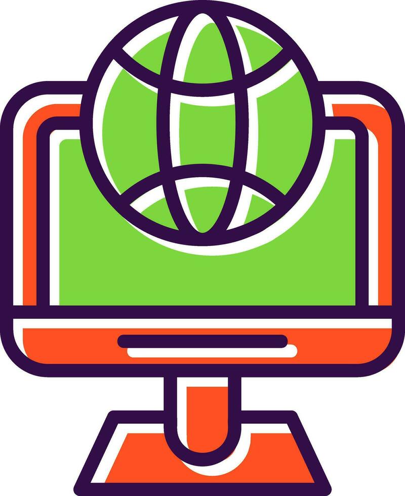 Online  Vector Icon Design