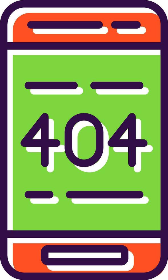 404 Error  Vector Icon Design