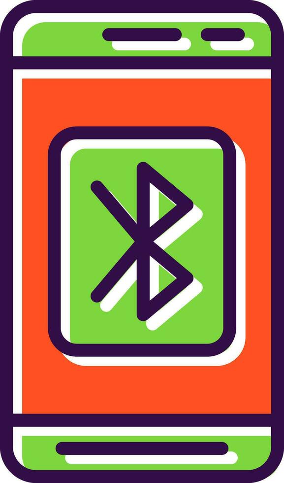 Mobile Bluetooth  Vector Icon Design