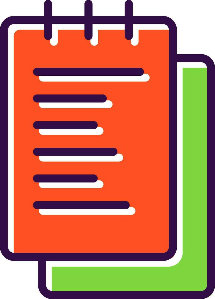Notepad  Vector Icon Design