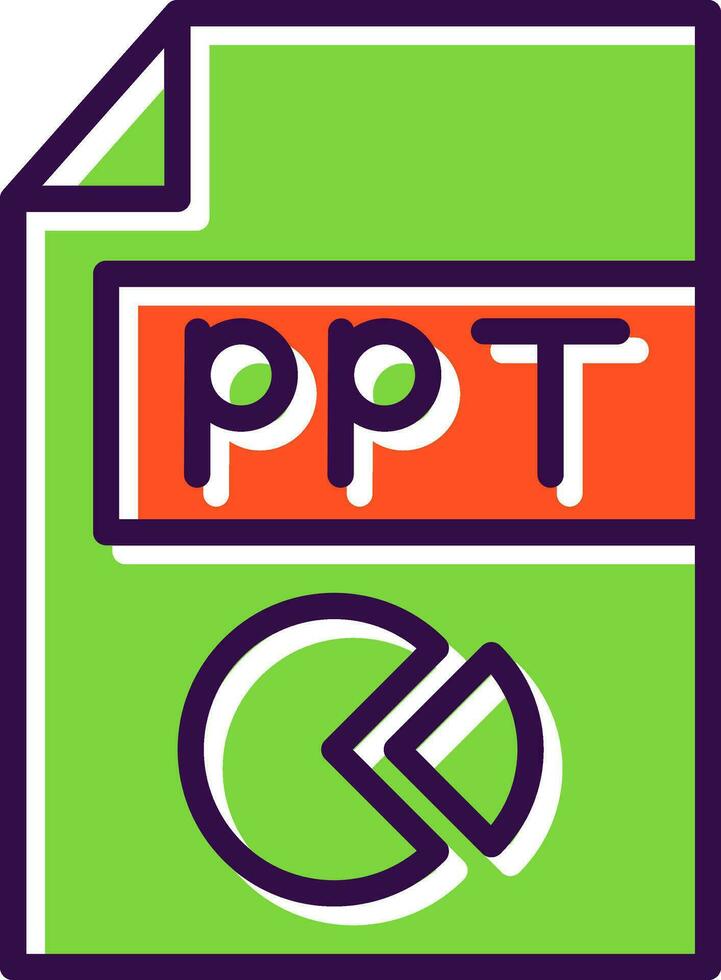 Ppt  Vector Icon Design