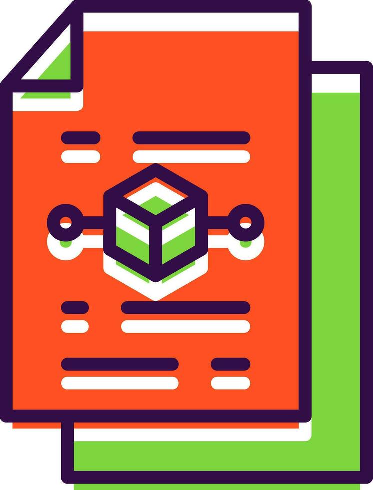 Blockchain  Vector Icon Design