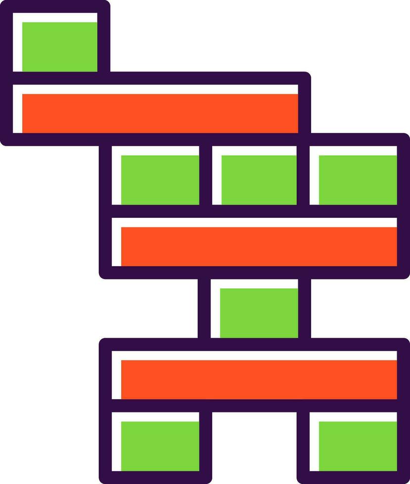 bloques vector icono diseño