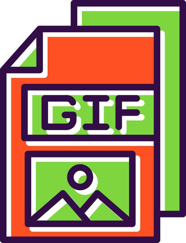 Gif  Vector Icon Design