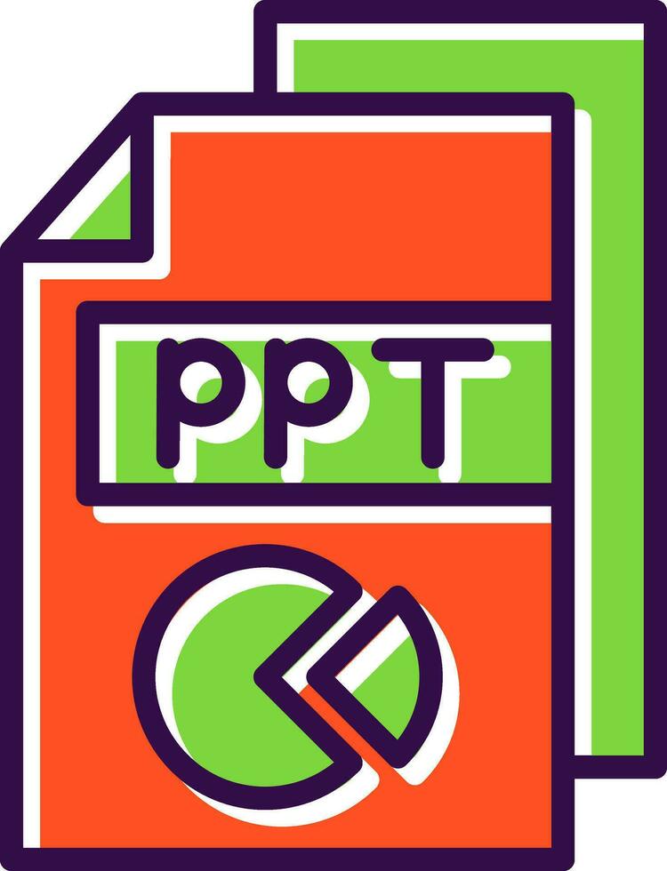 Ppt  Vector Icon Design