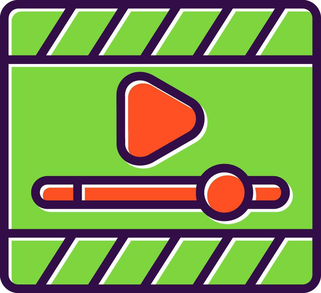 Video Player  Vector Icon Design