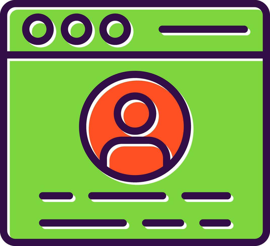 Profile  Vector Icon Design