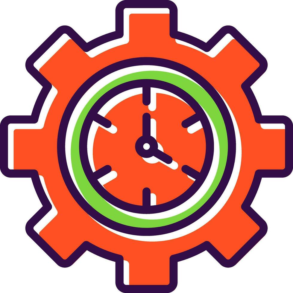 Working Hours  Vector Icon Design