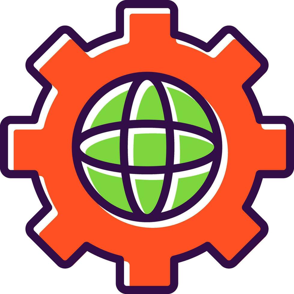 World  Vector Icon Design