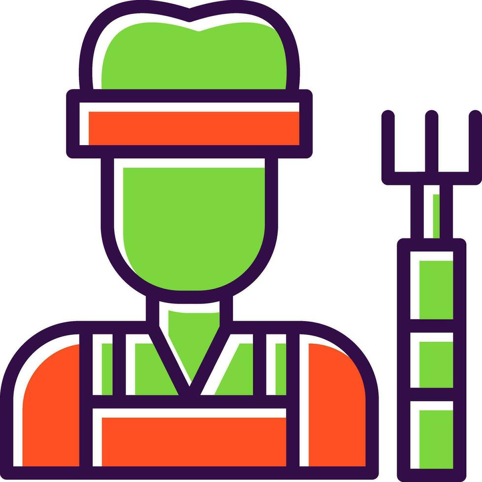 Farmer  Vector Icon Design