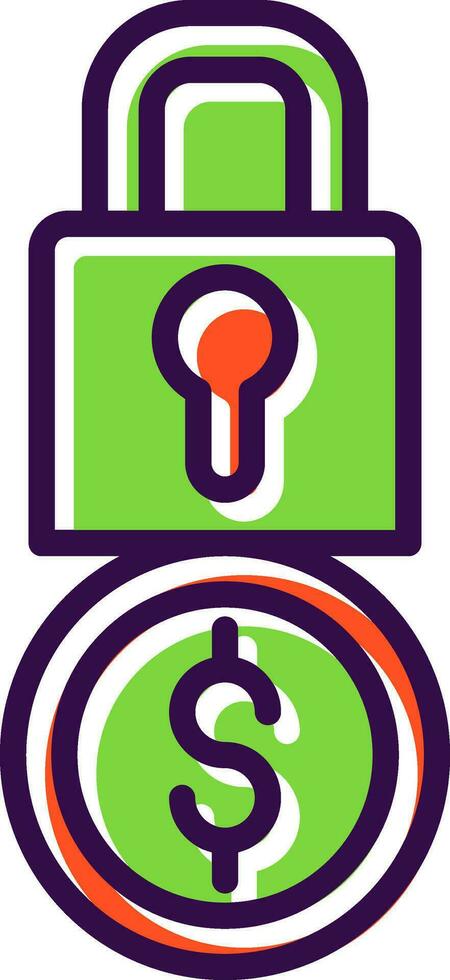 Locked Vector Icon Design