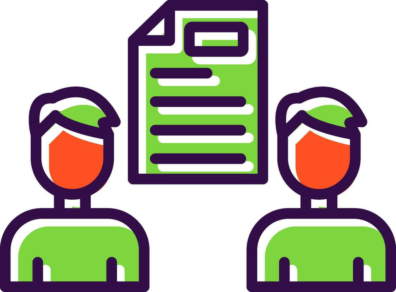 Contract Vector Icon Design