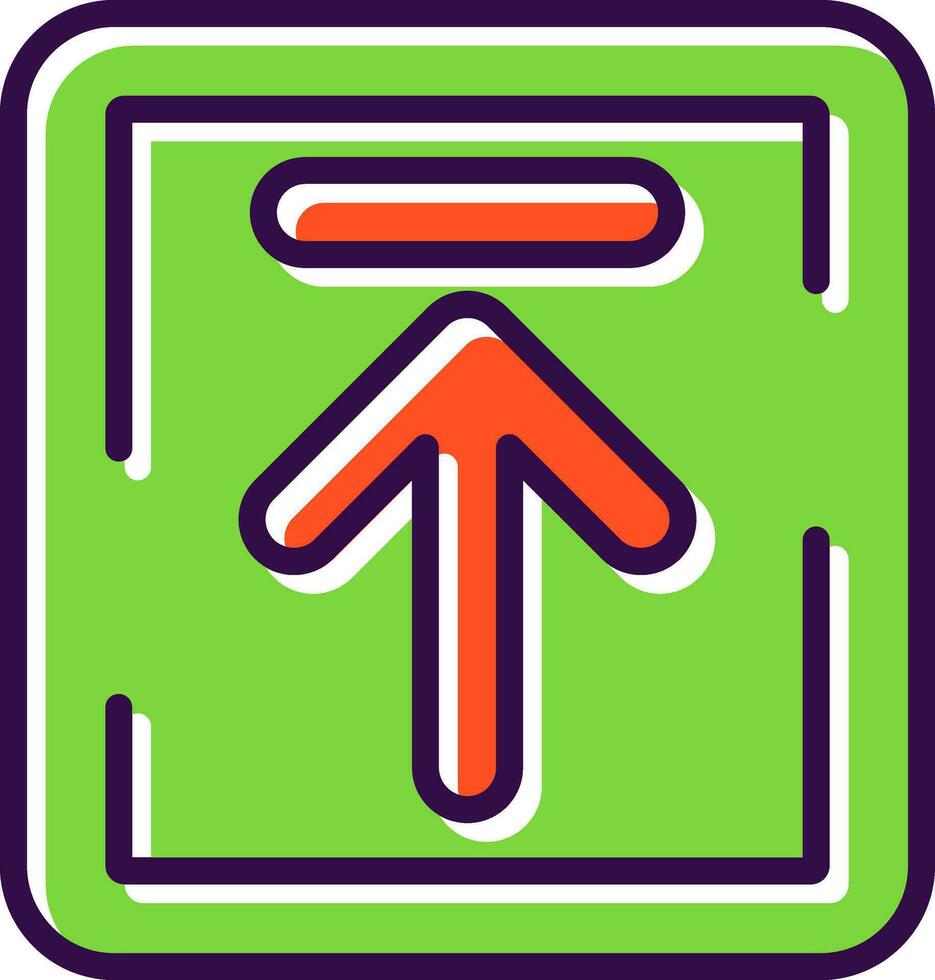 Up Arrow Upload Vector Icon Design