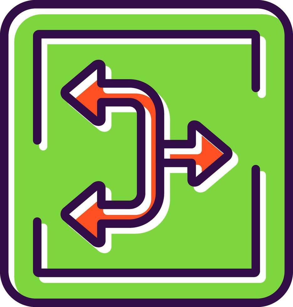 Three Arrows Vector Icon Design