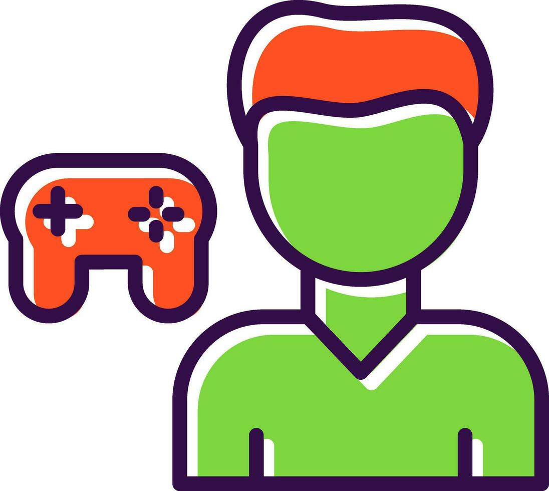 Gamer Vector Icon Design