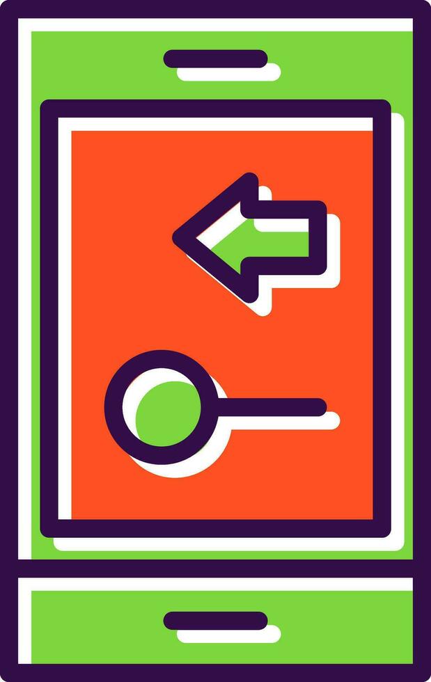 Swipe Vector Icon Design