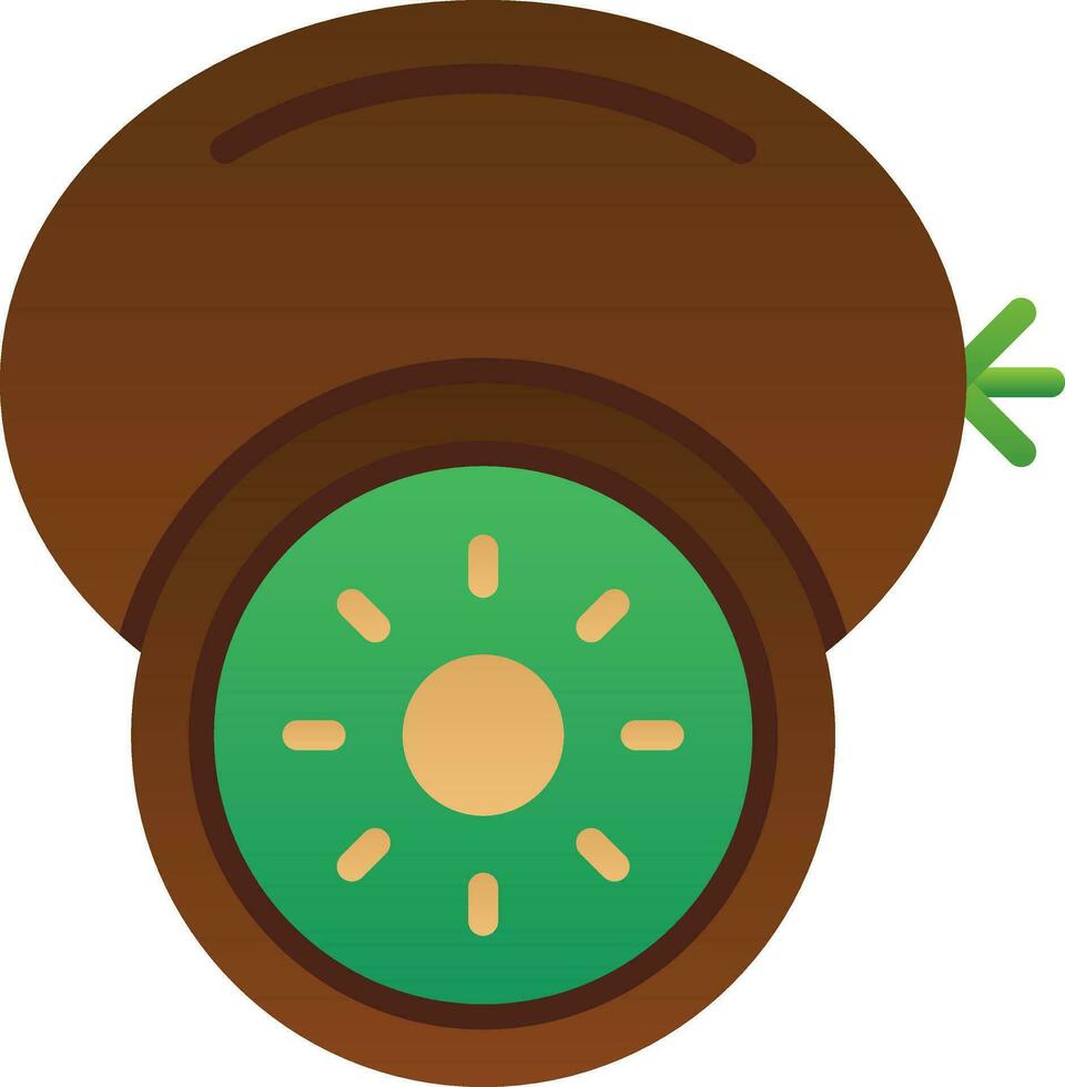 diseño de icono de vector de kiwi