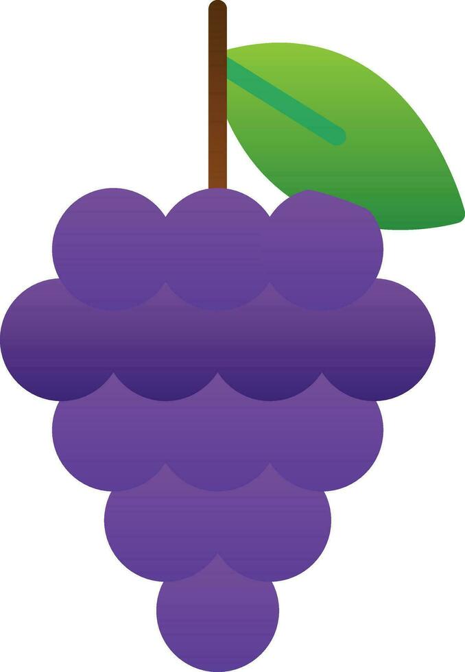 Grape Vector Icon Design