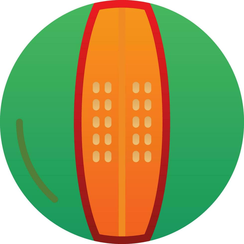 Melon Cantaloupe Vector Icon Design