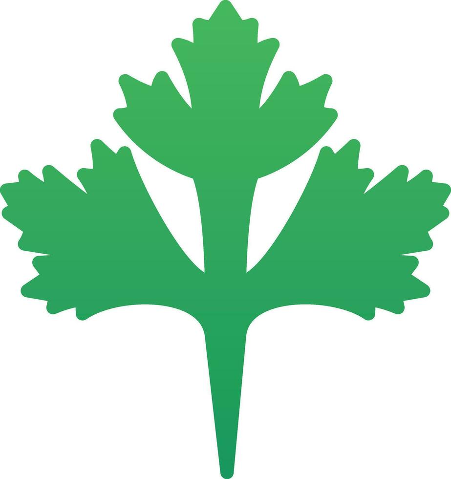 Cilantro Vector Icon Design