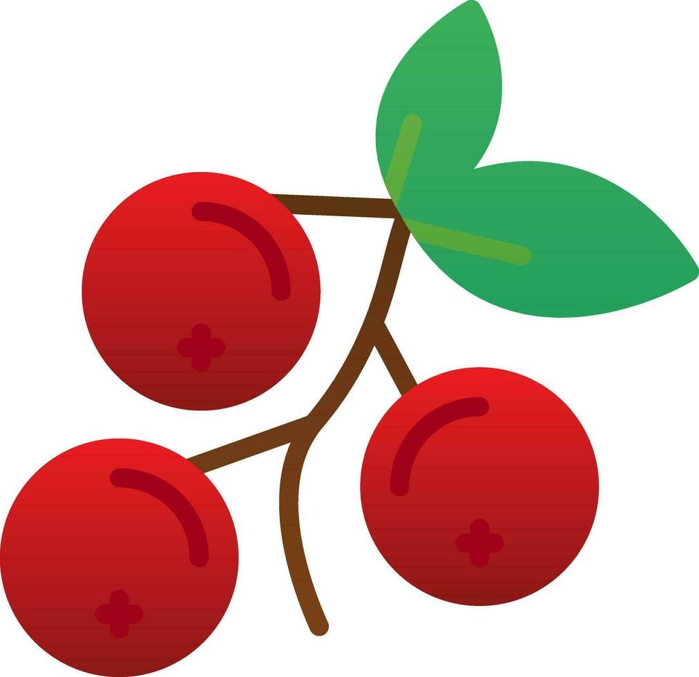 Cranberry Vector Icon Design