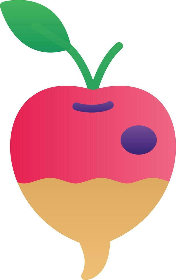 Turnip Vector Icon Design