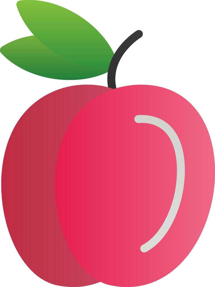 Peach Vector Icon Design