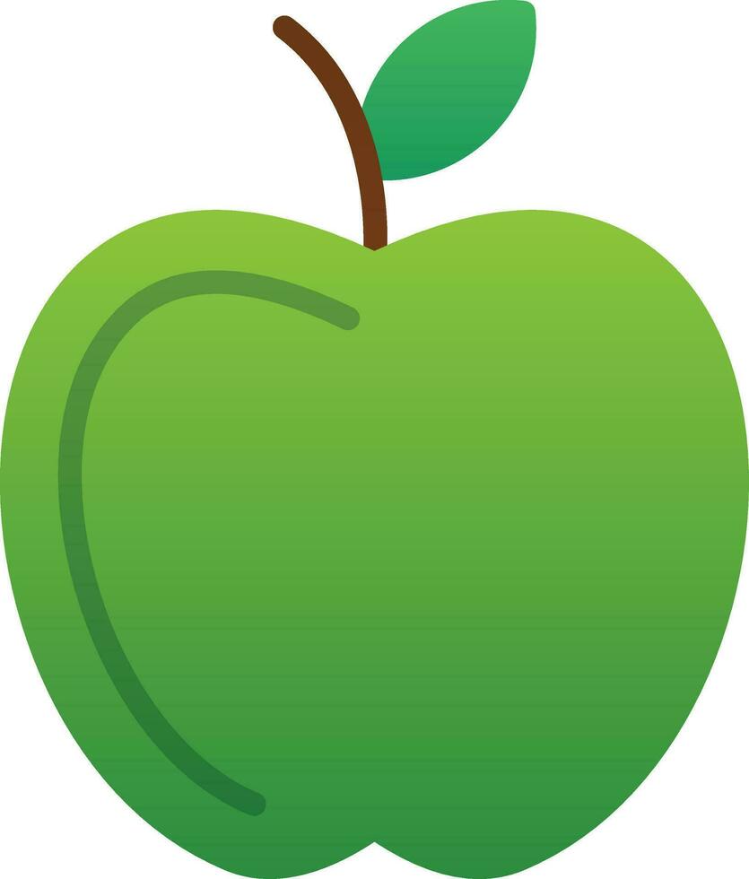 diseño de icono de vector de manzana