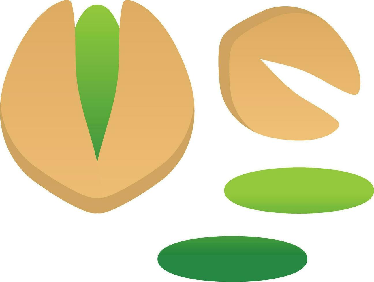 pistacho vector icono diseño