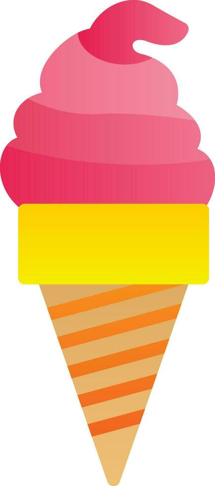 Ice Cream Vector Icon Design