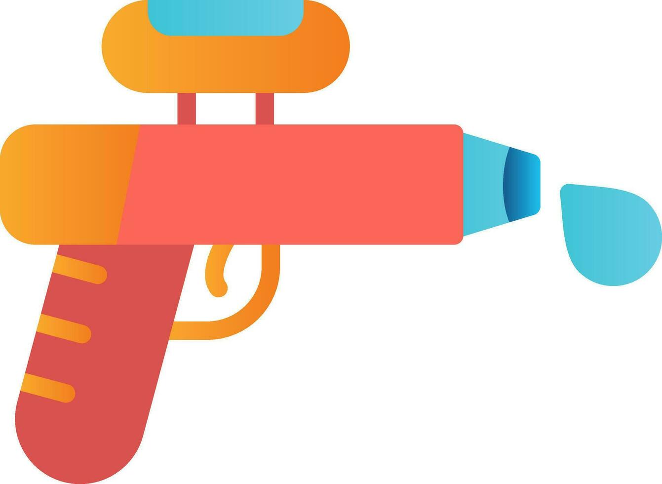 Water Gun  Vector Icon Design