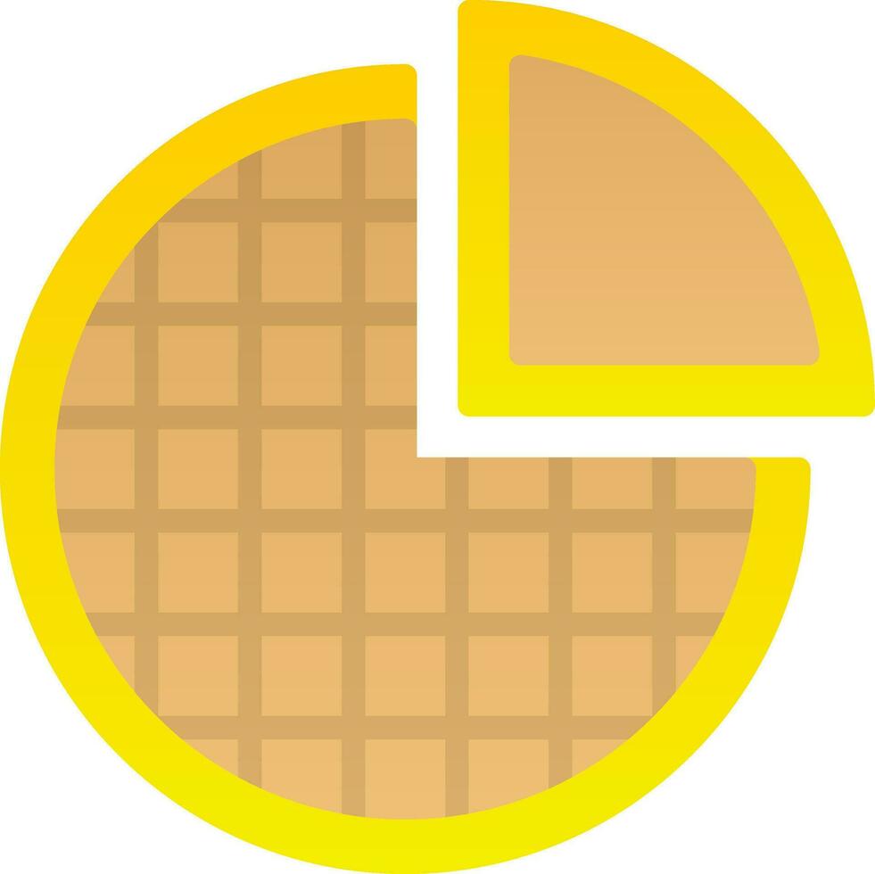 Pie Vector Icon Design