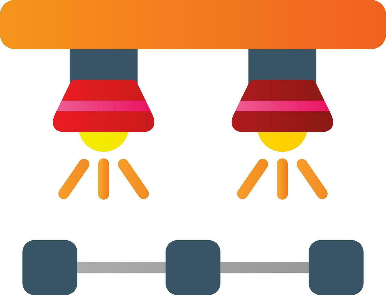 Spotlights  Vector Icon Design