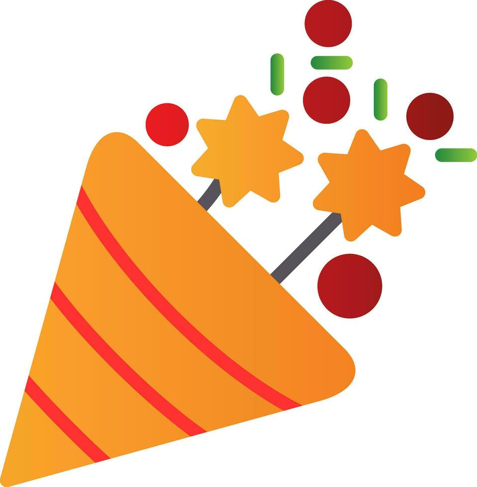 Confetti  Vector Icon Design