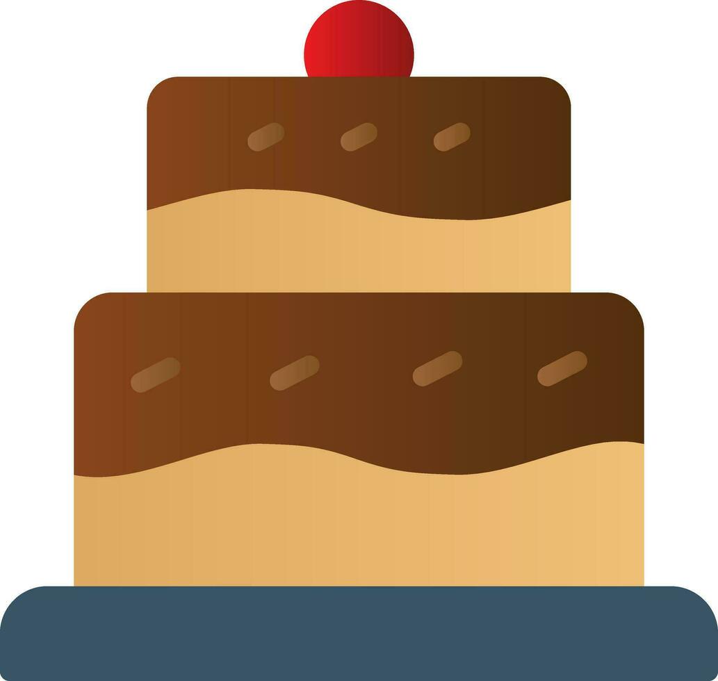 Birthday Cake  Vector Icon Design