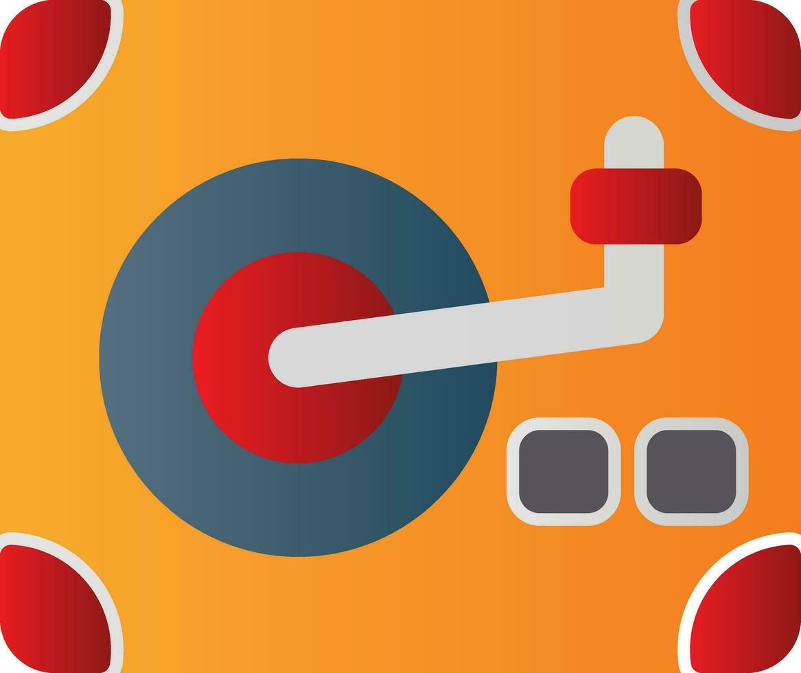 Turntable  Vector Icon Design