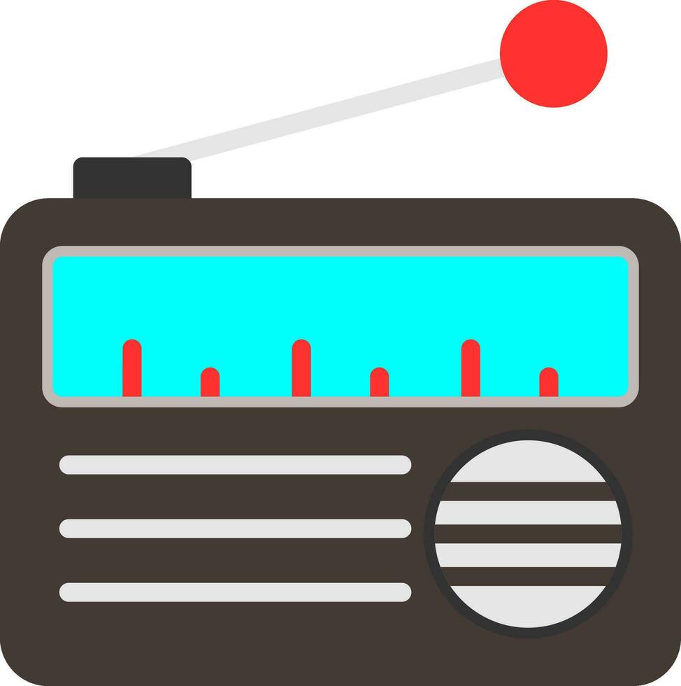 radio vector icono diseño