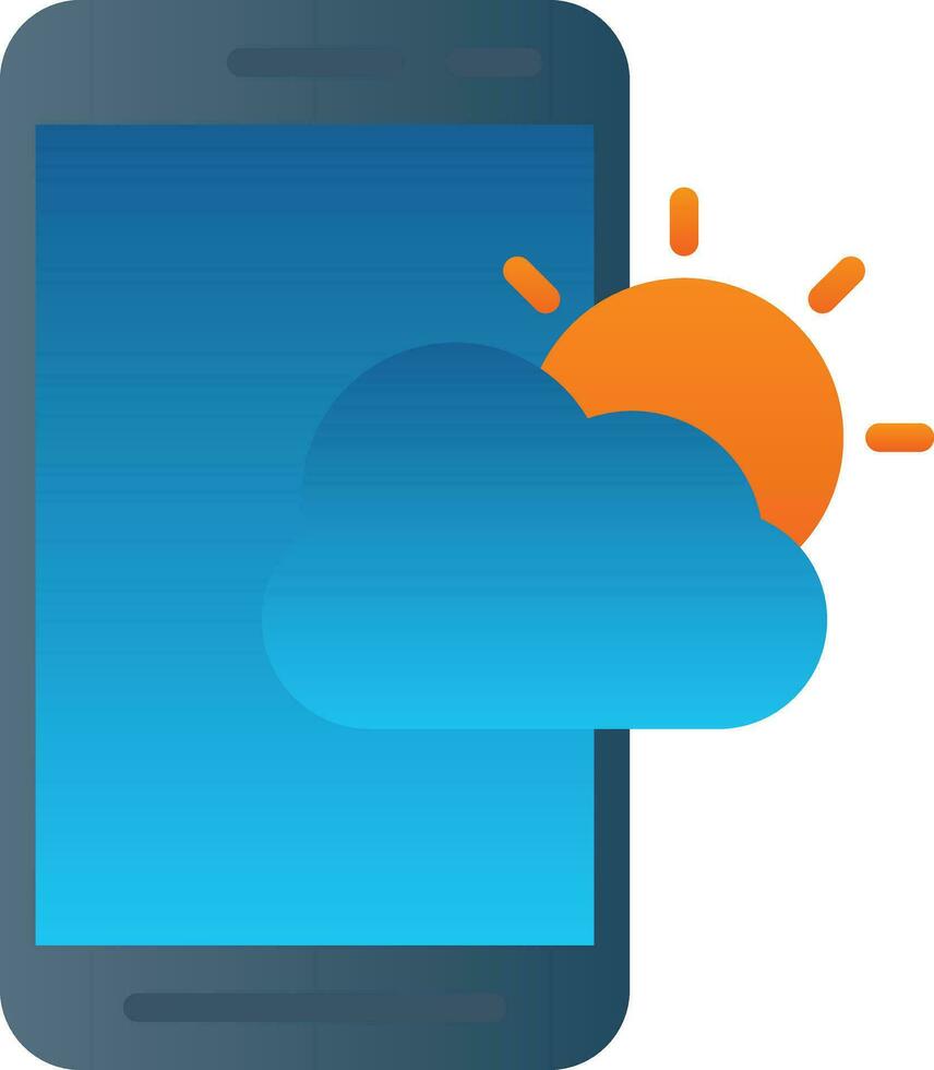 Weather App  Vector Icon Design