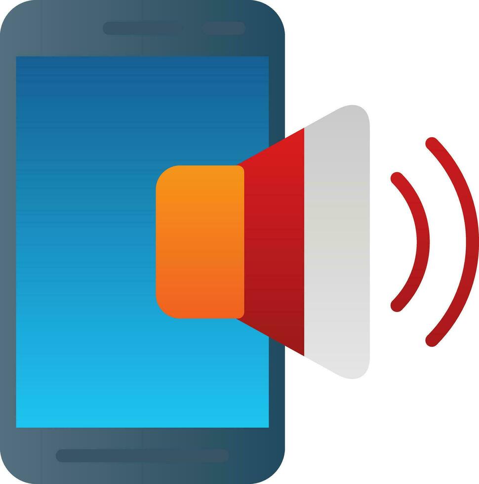 Mobile Sound  Vector Icon Design